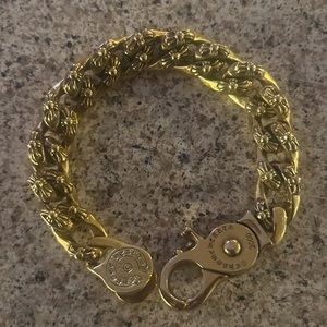 24k gold plated Chrome Hearts bracelet